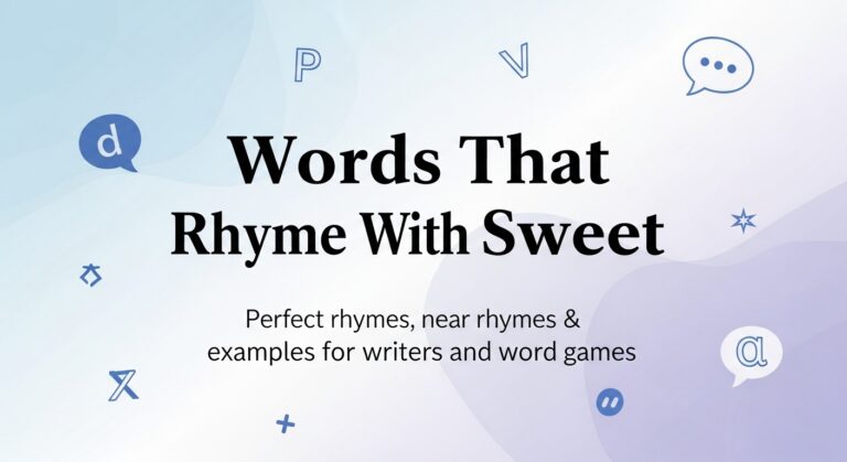 Words That Rhyme with People: A Complete Guide for Writers, Poets, and ...