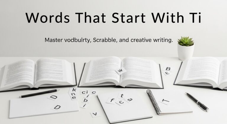 words that start with ti