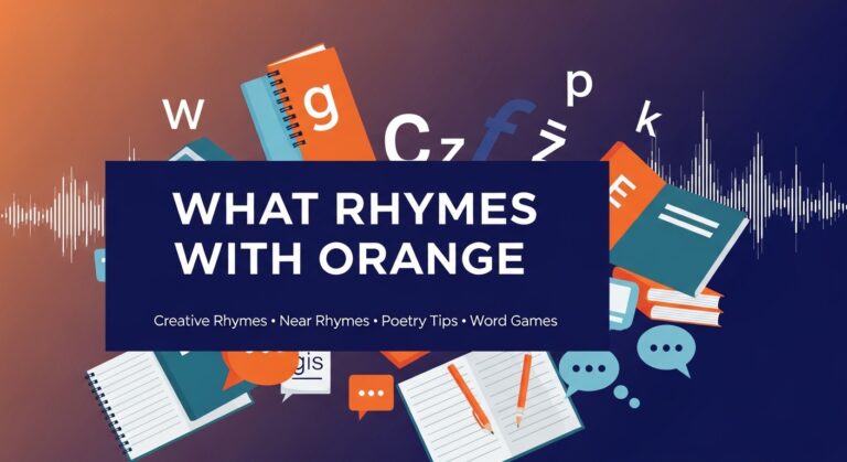 What Rhymes With Orange? The Ultimate Guide to Near Rhymes, Creative ...